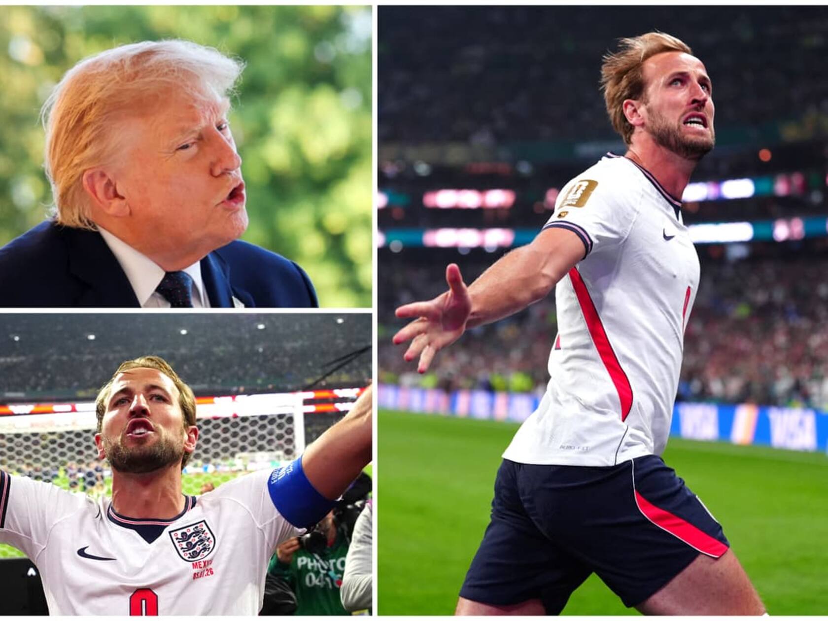 Trump Calls Harry Kane ‘A GREAT Player’ After England Survives Red Card and Mexico’s Azteca in 3-2 Thriller