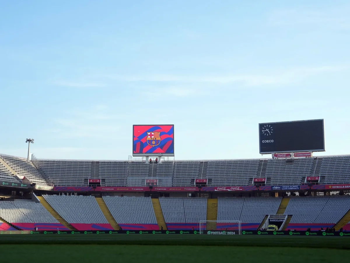 Barcelona Asks La Liga to Play First Half of 2027-28 Season at Montjuic While Camp Nou Roof Work Continues