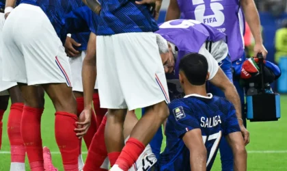 Saliba Forced Off in Spain Semifinal After Non-Contact Injury