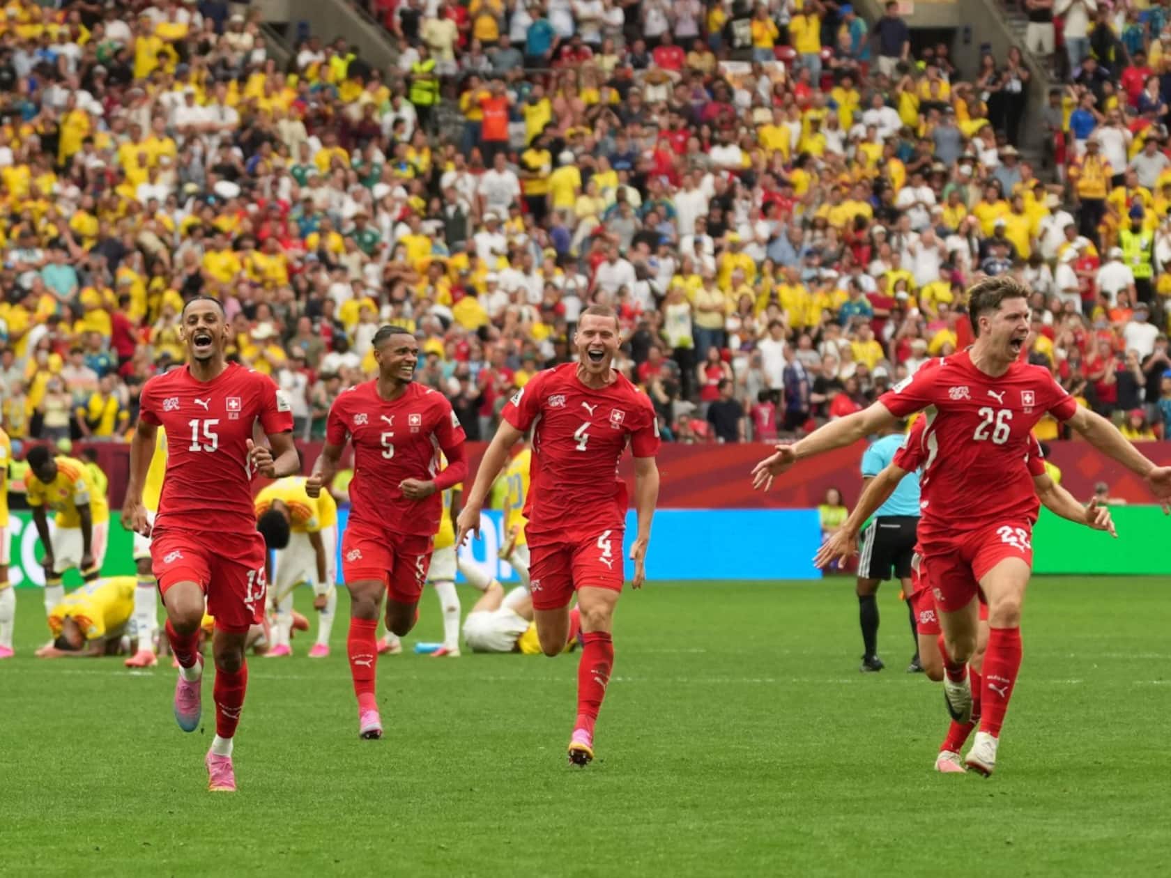 Switzerland Punches First Quarterfinal Ticket Since 1954 While Colombia’s Finishing Fails Again