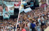 Argentina Fans Turned Atlanta Into a Sea of Sky Blue and White Before the Semifinal